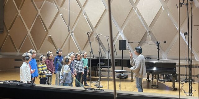 Gesangaufnahmen mit der Vorklasse des Knabenchors Hannover 2025